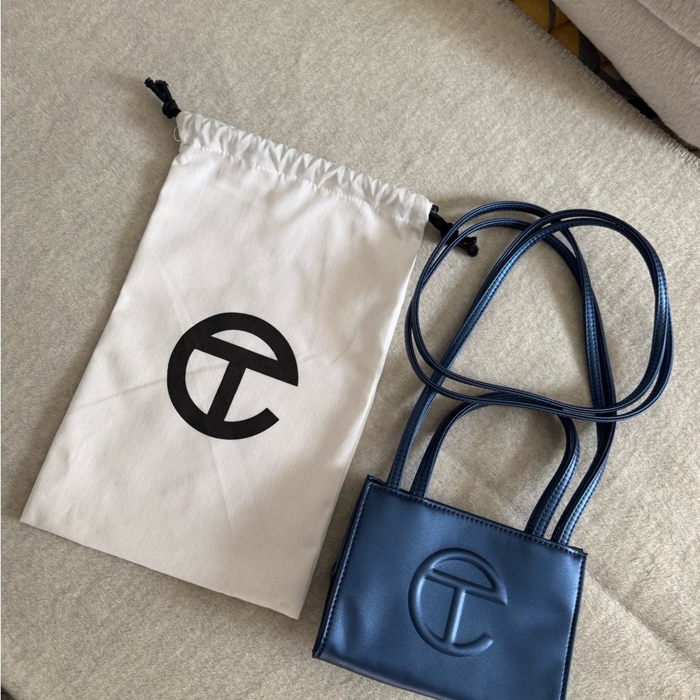 Telfar Navy Mini Bag
